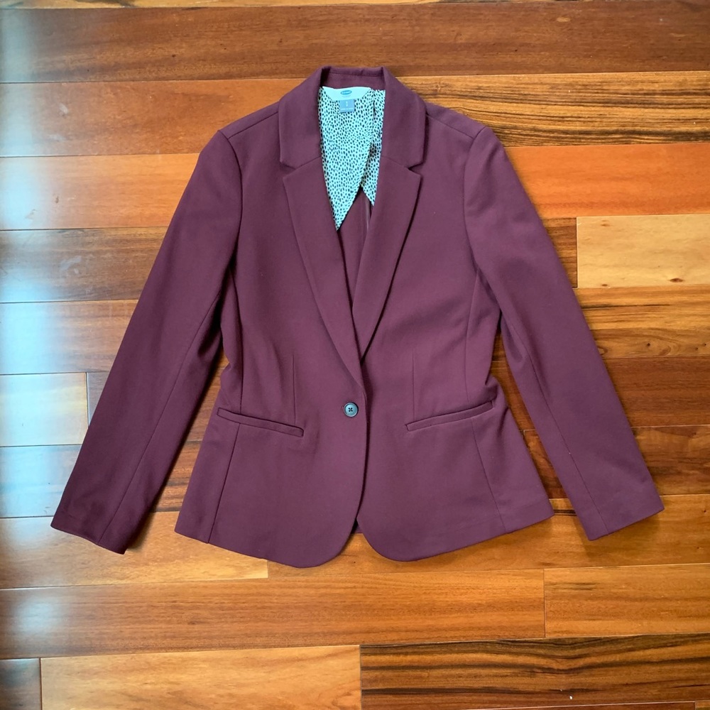 NWOT Old Navy Maroon Blazer